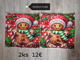 Perníčkové Vianoce ,obliečky ,vence na dvere NOVE