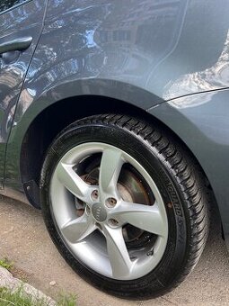 Predam elektrony r17 5x112 +zimne pneu - 1
