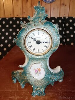 Predám staré porcelánové hodiny