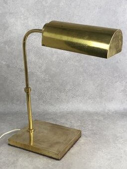 Art deco mosadzná lampa na písací stôl Bauhaus - Krásná jizb