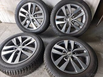 Alu disky 5x114,3 r16 na Hyundai i30 zimné pneu 205/55 r16