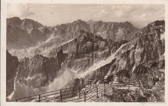 Staré pohľadnice Vysoké Tatry, Ľubochňa, Magistrála, Encián - 1