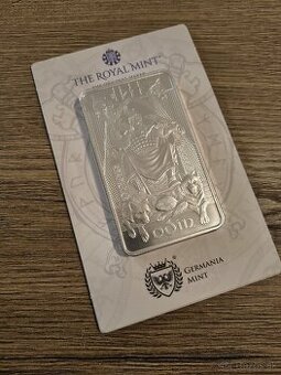 10 OZ strieborná tehlička