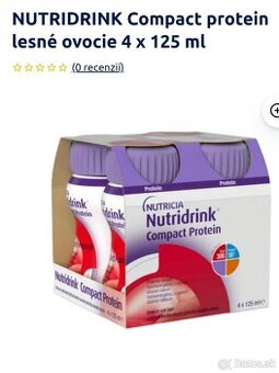 Nutridrink compact proteín - chladivé lesné ovocie