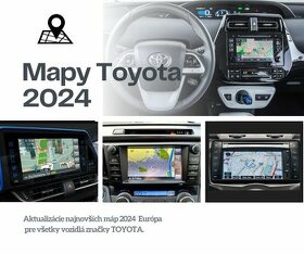 Aktualizácia navigacie Toyota mapy 2024 NEW