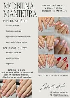 Mobilná služba gélové nechty