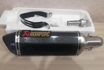 Športový  ladený univerzálny  moto výfuk + db  killer Nový
