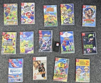 Nintendo switch hry
