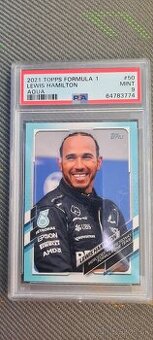 Zberatelské kartičky PSA F1 Lewis Hamilton, Charles Leclerc