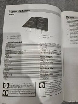 Indukčná varná doska Beko