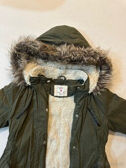 Zimné dievčenské bundy 116-122