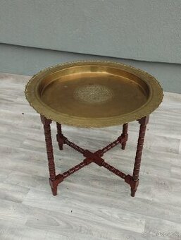 Stolík čajový skladací Vintage.