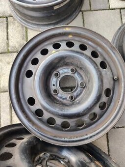 Predám plechové disky R15 5×110 Opel - 1