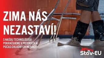 Realizujeme anhydritové potery v okrese Gelnica