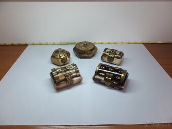 Set, orientální pěkné šperkovnice 5 kusů.