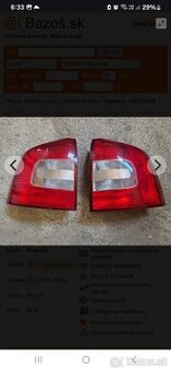 zadne svetla na škoda Octavia 2 facelift