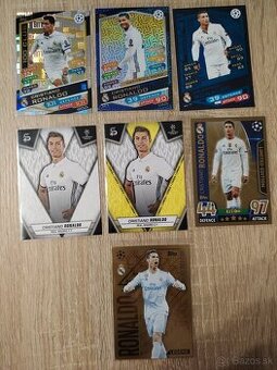 Cristiano Ronaldo - futbalové kartičky
