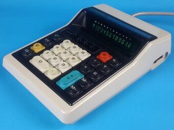 Stolná kalkulačka Toshiba BC-1270 retro 70. roky