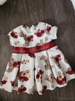 Luxusne šaty Monnalisa 6mes.