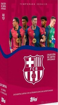 Futbalové karty TOPPS Fan Set Barcelona 2024/25
