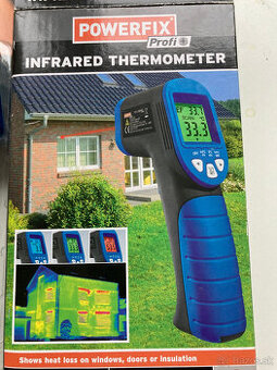 Infračervený teplomer "POWERFIX  Profi"
