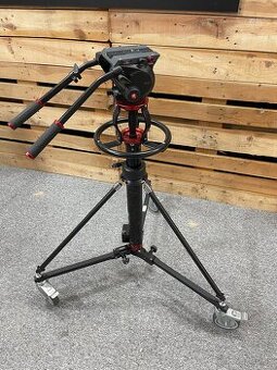 Stativ - Cambo Pedestal VPS-1 + Dolly +  Manfrotto 509 HD