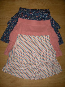 3-balenie nové sukne na gumičky, zn. C&A, veľ. 170