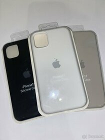 Apple Iphone 11 Silicone Case (White,Grey,Black) - 1