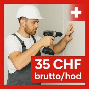 Sadrokartonisti Švajčiarsko / nástup ihneď