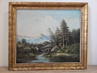 Obraz The nature of Alps