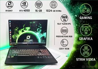u: Acer Nitro V15 – Ryzen 7 / RTX 4050 / DDR5 – Herný NB