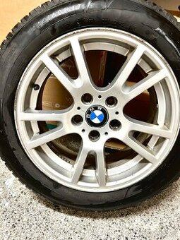 Predám BMW elektróny R17 spolu so zimnými pneu 215/60