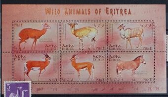 Poštové známky - Fauna 1065 - neopečiatkované