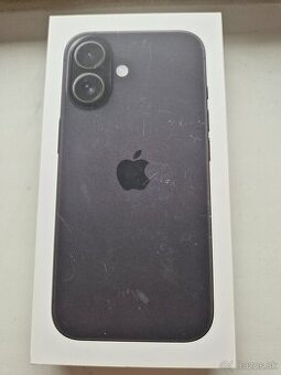 Predám iPhone 16 Black, 256 GB