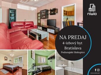 NA PREDAJ 4-izbový byt Bratislava - Podunajské Biskupice - 1