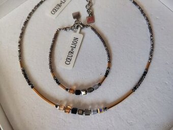 Náramok a náhrdelník Coeur de Lion s kryštálmi Swarovski
