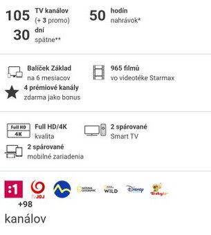 Predám Voucher Sledovanie TV
