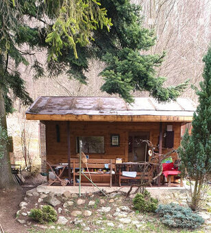 NA PREDAJ Lukratívny pozemok s chatou v Myslave