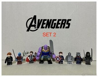 Figúrky Superhrdinovia (8ks) - typ lego 2 - nové