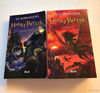 Knihy Harry Potter 1 a 5