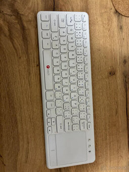 Predám bielu bezdrôtovú klávesnicu C-TECH WLTK-01
