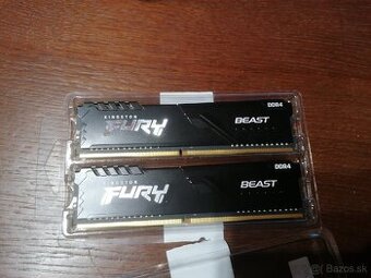 RAM 2x8GB celkom 16GB pamäte kingston fury ddr4