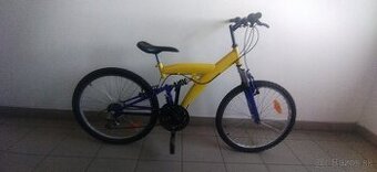 Predám celodpruzeny žltý horsky bicykel 24" kolesa.Servisov