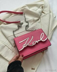 kabelka Karl Lagerfeld ružová