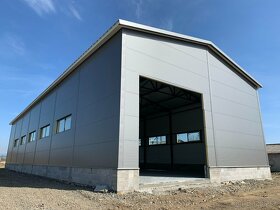 OCEĽOVÁ KONŠTRUKCIA HALY - MONTOVANÁ HALA 12x24x6m