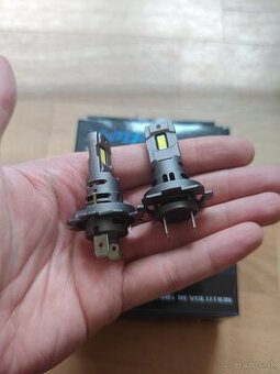 LED ziarovky H7 12 V s aktivnym chladenim 6500K