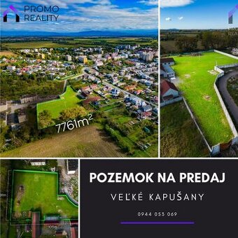 Veľký slnečný pozemok na predaj - Veľké Kapušany