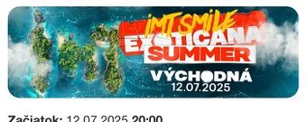 Vstupenka IMT SMILE - EXOTICANA SUMMER