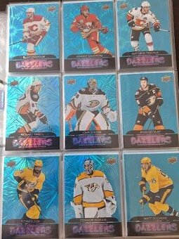 Hokejové kartičky insert dazzlers blue 2020/21.