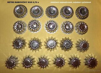 Retro formičky - KOŠÍČKY A BÁBOVIČKY - 10 druhov